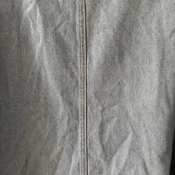 Pretty Little Thing Long Sleeve Lightwash Denim Jean Dress US sz 4 UK sz 8 - Picture 11 of 12